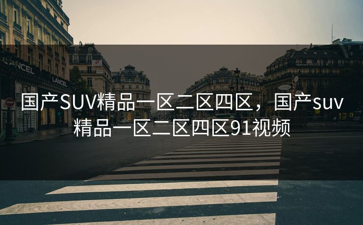 国产SUV精品一区二区四区，国产suv精品一区二区四区91视频